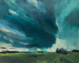 Sturm I, Acryl auf Leinwand, 80 x 100 cm, 2020